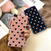 Gradient Case For  Love Heart Phone Cases For Glossy Soft Silicon