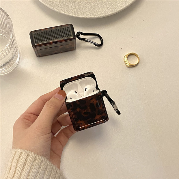 New Crystal amber for airpod 1 2 case IMD Soft Bluetooth earphone protection cover