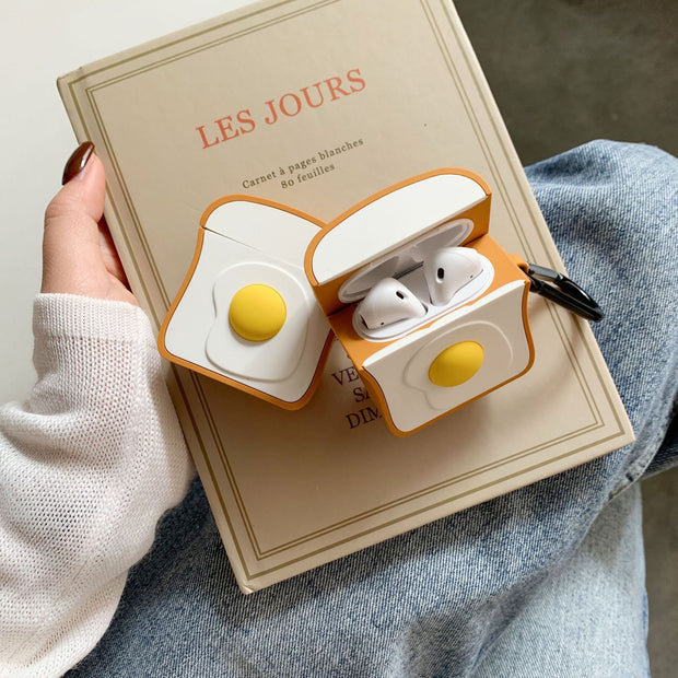 Compatible with Apple, Breakfast Egg Toast Airpod Case