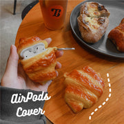 Compatible with Apple, Compatible with Apple , Cute 3D Croissant Silicone